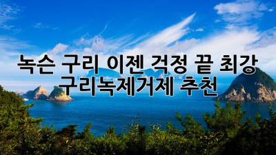 녹슨 구리? 이젠 걱정 끝! 최강 구리녹제거제 추천